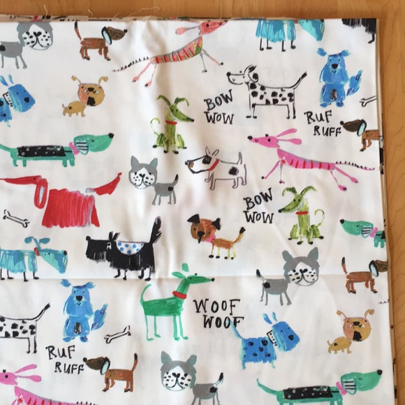 Painted Dog Print Duck Cloth Fabric - Picture 4 of 12